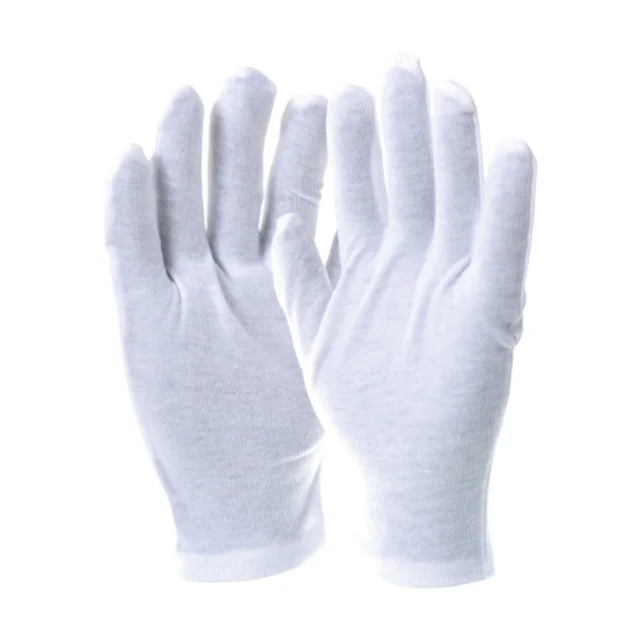 Manufacturer Wholesale 100%cotton White Knitted Gloves Used in Industrial