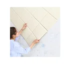 3d Sticker 3d Leather Living Room Foam Wallpaper Sticker