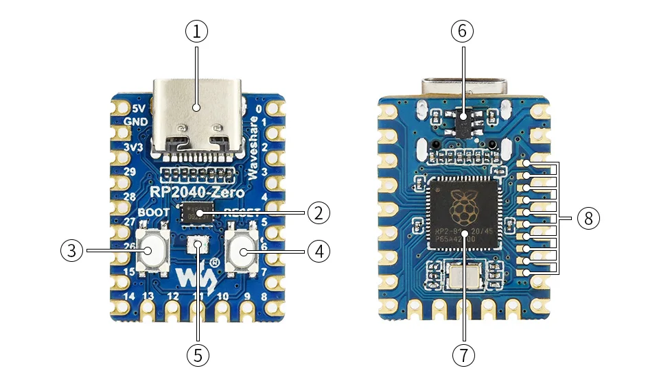 RP2040-Zero, A Low-Cost, High-Performance Pico-Like MCU Board Based On  Raspberry Pi Microcontroller RP2040