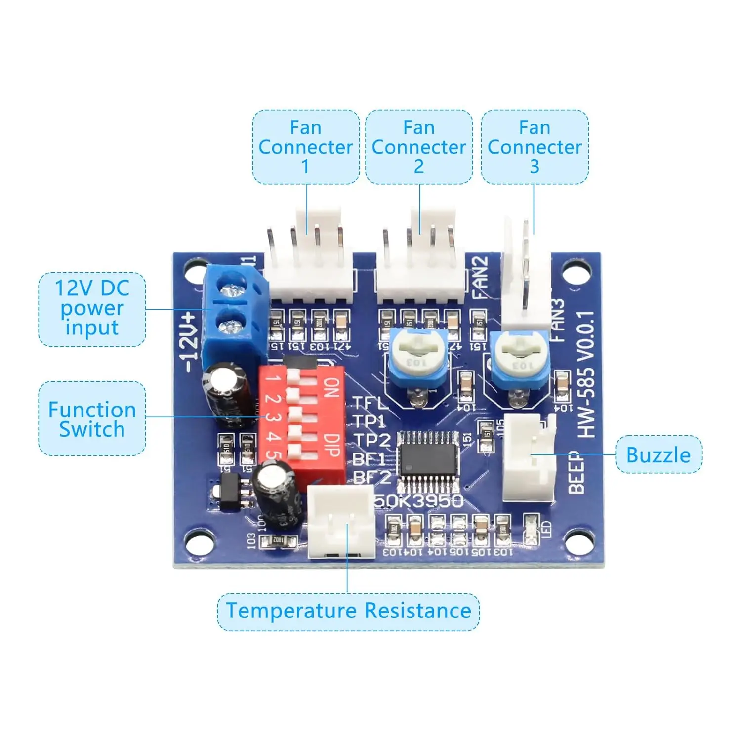 With Sensor Speed Controller, PWM, 4-Wire, 12V - detail 8