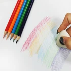 Colour Pencil High Quality Erasable 12 Color Artist Drawing Colour Pencil Set With Logo