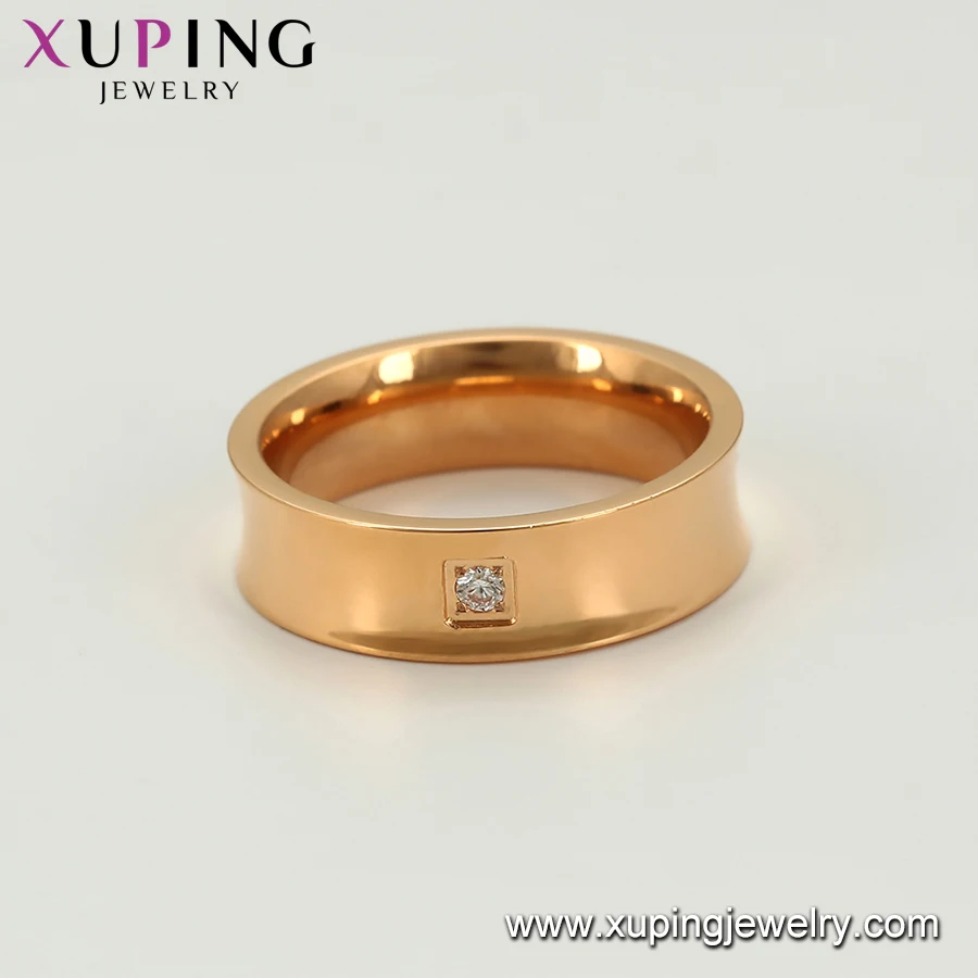 15976 xuping wholesale fashion figure ring with simple generous design for women or man
