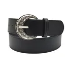 Belts Women Belt Women Hot Sale Pin Buckle Belts For Women Vintage PU Waist Belt Ladies Jeans Waistband