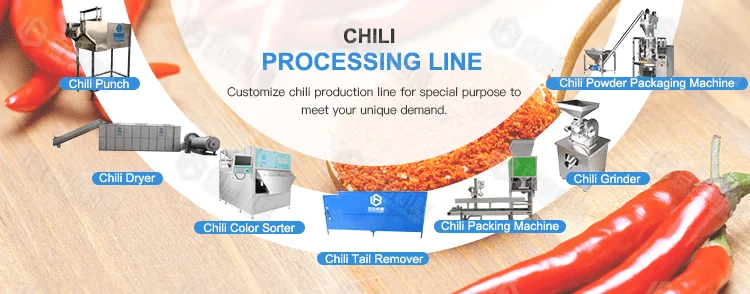 chili processing machine