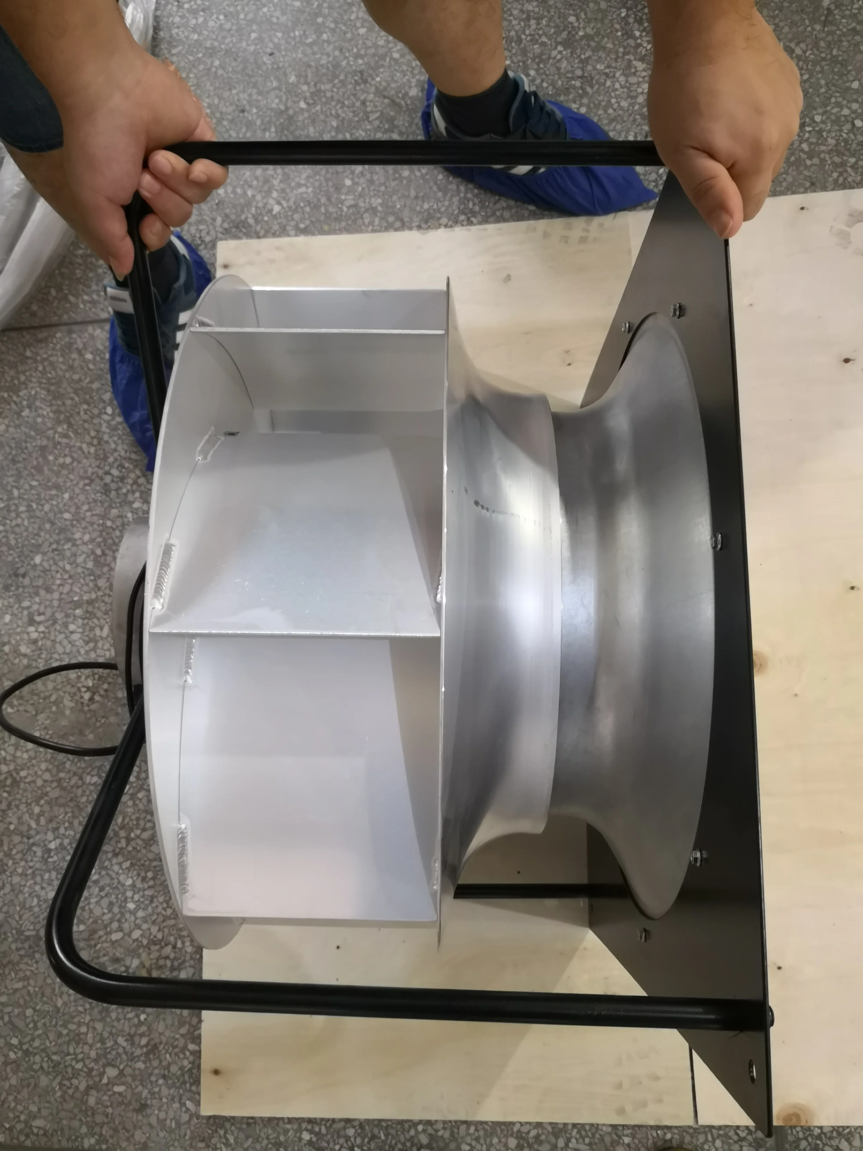 Fan, B3P450-EC188-910, 3~380V, sheet aluminium - detail 4