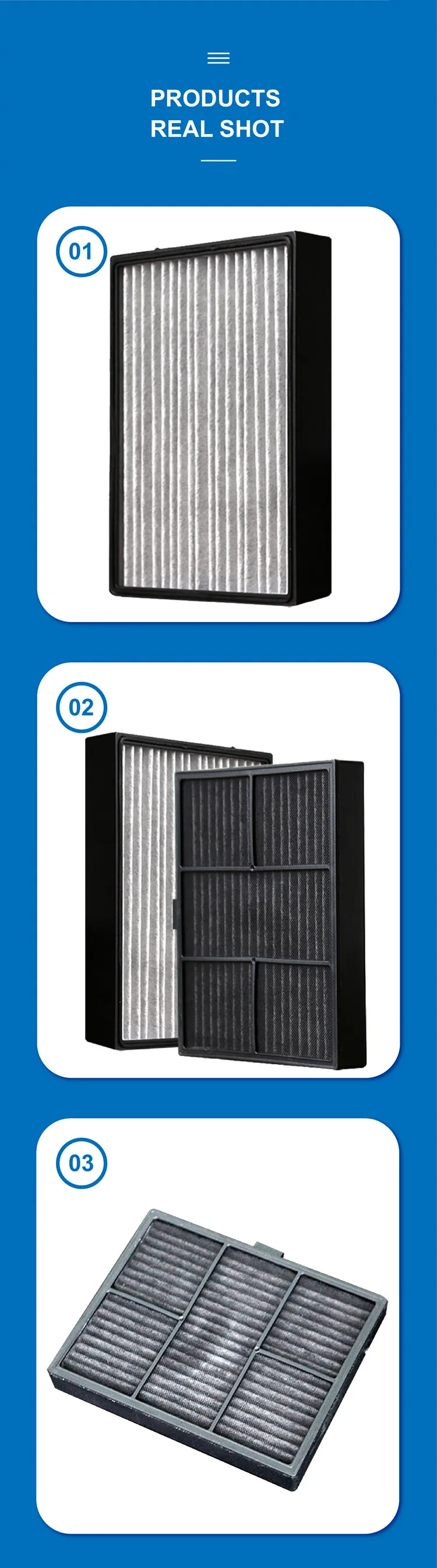 Factory Promotion Low Price Wholesale Replacement Customizable Car Air Conditioning Parts Purifier 1k0819644 Cabin Air Filter factory