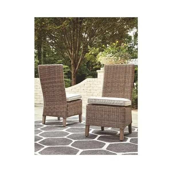 Wicker outdoor table and chair set rattan garden dining table furnitures tables