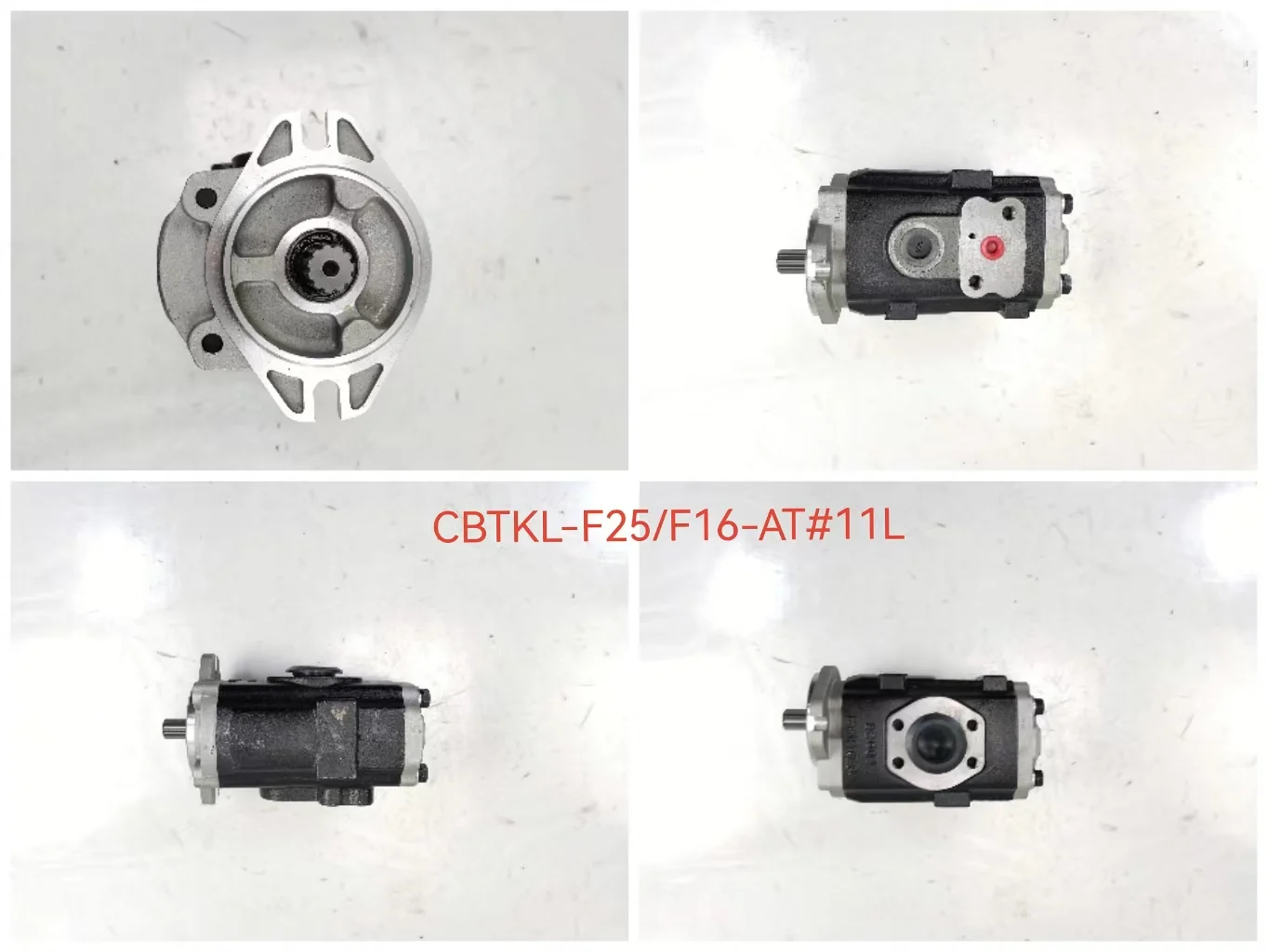 High-Pressure Hydraulic Gear Pump with 100BAR Operating Pressure 1/4inch Connection Size and 2 HP Max Horsepower