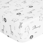 Cotton Set Animal Party Theme Baby Organic 100% Cotton Crib Sheet Baby Bedding Sheet Set