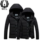 Autumn Windbreaker Autumn Winter Short Men's Cotton Coat Plain Anorak Doudoune Homme Hoodie Puffer Windbreaker Jacket