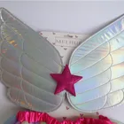 Girl Skirt Minigirls Girl Princess Children Star Rainbow Tutu Skirt Set With Bird Wings