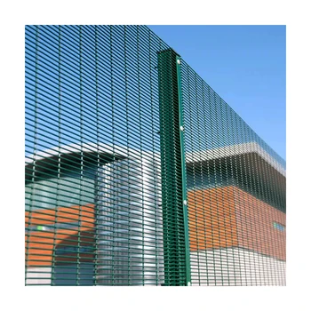 High Security Galvanized Clear View 358 Anti-Climb Fence High-Strength Iron Wire Mesh Panel