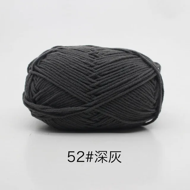 Factory milk cotton yarn 4ply Acrylic Hand Knitting Yarn for Crochet