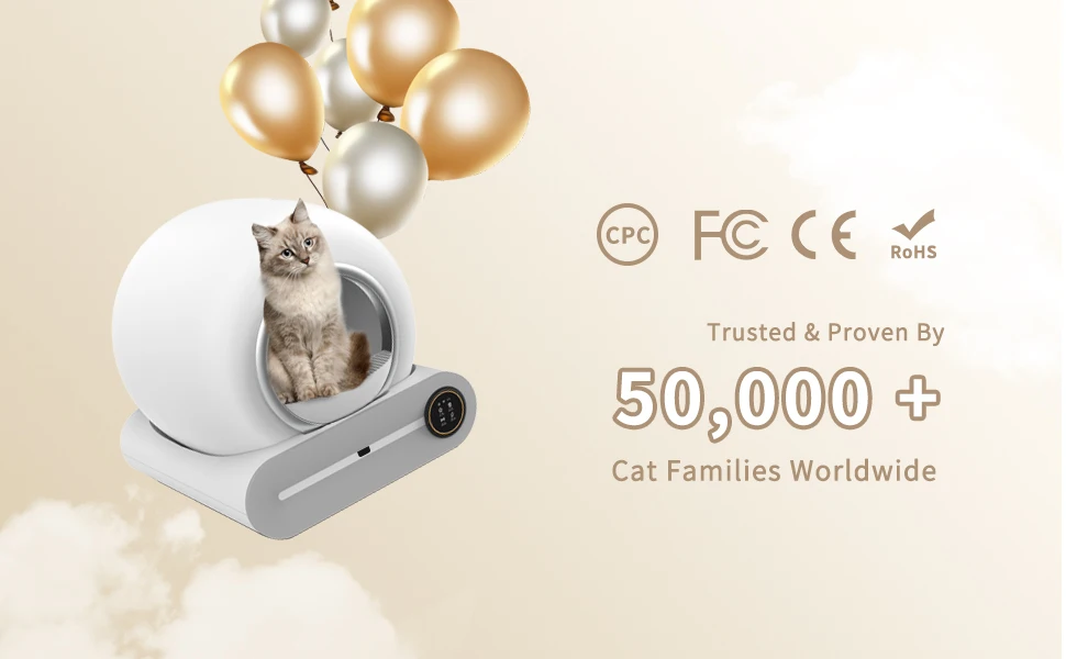 Self Cleaning Cat Litter Box - Smart Robot Automatic