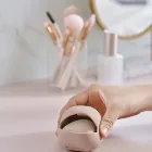Puff Sponges Blender Spong Cosmetic Silicone Silicon Travel Case Ball Carrying Box Beauty Makeup Sponge Holder