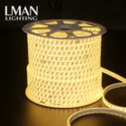 Light Led Strip Led 110v Led Strip High Voltage 3 Line Light SMD 2835 180leds/m AC 110V 127V 220V 260V IP65 Led Strip