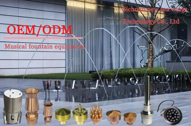 Wave Jumping LED Light Music Dance Fountain with DMX512 Laminar Flow Jet Stone Garden Product details