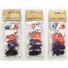 Beads Toys Wood Supply High Quality Wooden Craft Beads Halloween Decoration Wooden Rings Toys For DIY Craft Making