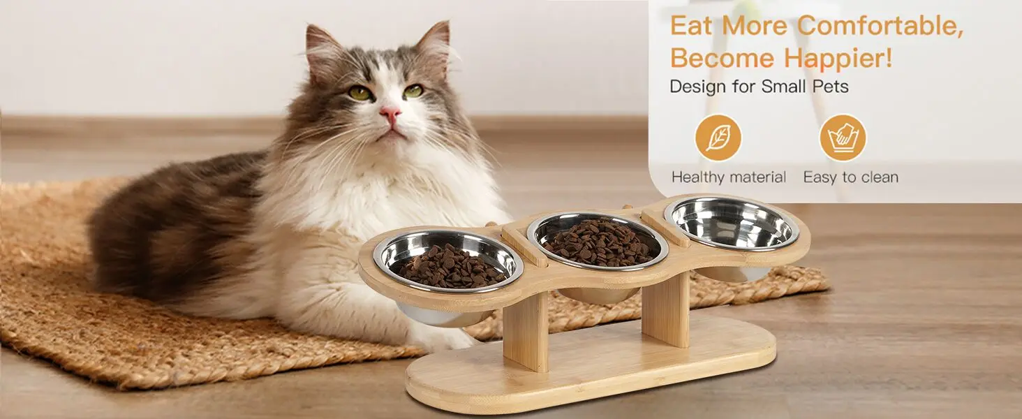 CILXGQLN Cat Food Bowl