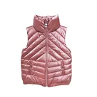 Children Custom New Winter Down Vest Girls Kids Clothes Outdoor Hooded Coat Children