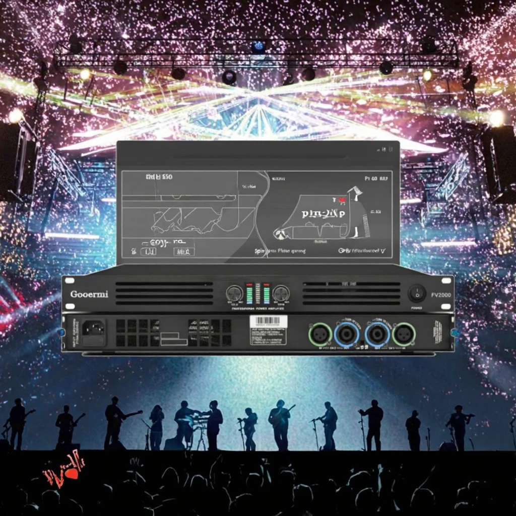 Dual Channel 600W/800W Brand New Professional CVR Power Home Amplifier High Quality Professional Grade