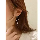 Fashion Earrings Earrings Factory Wholesale New Design Fashion Gold Plated Rhinestone Snake Long Women Earrings