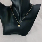Necklace The New Thin Necklace Gold Plated Custom Pendant Necklace Set Jewelry Women