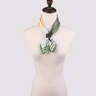 Wholesale Custom Printing Girls Satin Custom Mini Ladies Neck Wear Scarf