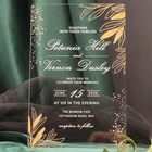 Wedding Gorgeous European Style Acrylic Wedding Invitation Cards Luxury Wedding Cards Designs Invitation