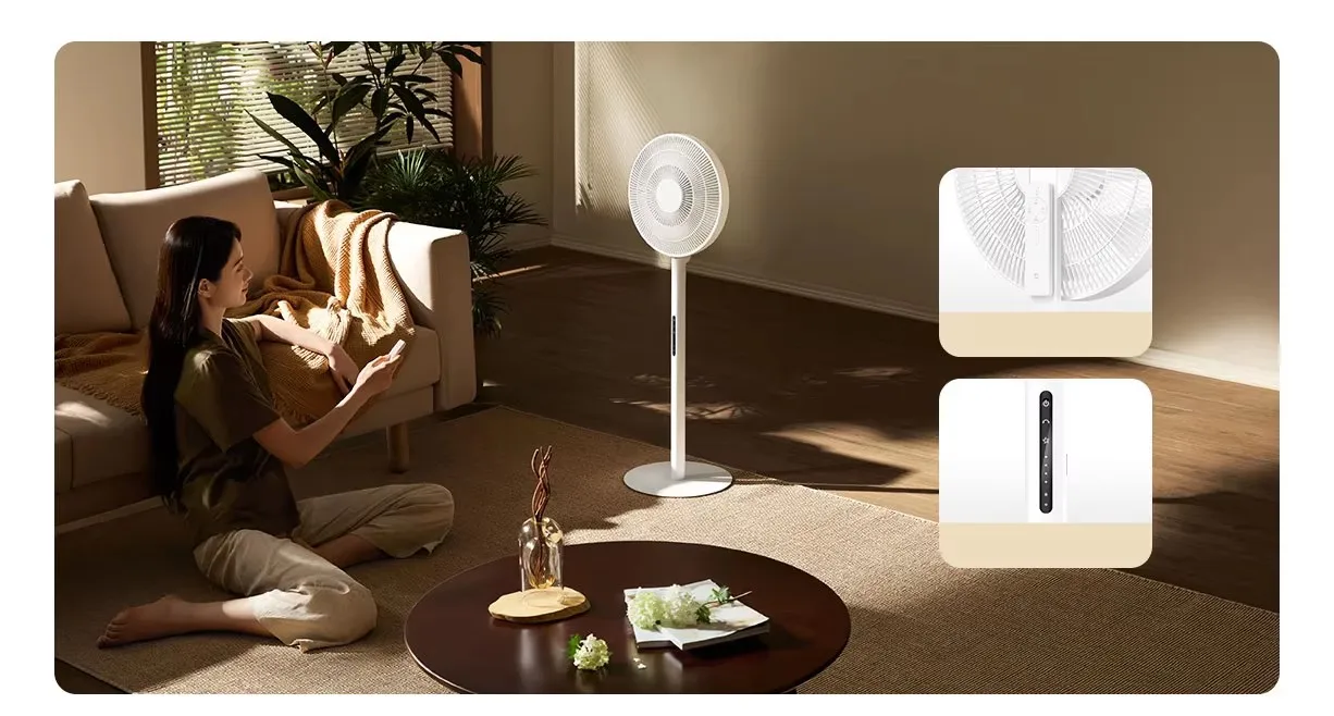 xiao mi mijia dc inverter floor fan pro retractable bpldso9dm -5