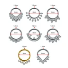 Hoop Nose Ring Hoop ASTM F136 14G 16G 18G Jewelry Girls Titanium Piercings Hand Make Nose Ring Hoop