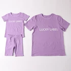 Baby Wholesale T-shirt With Shorts Mommy And Me Outfits Baby Girls' Clothing Set For Summer