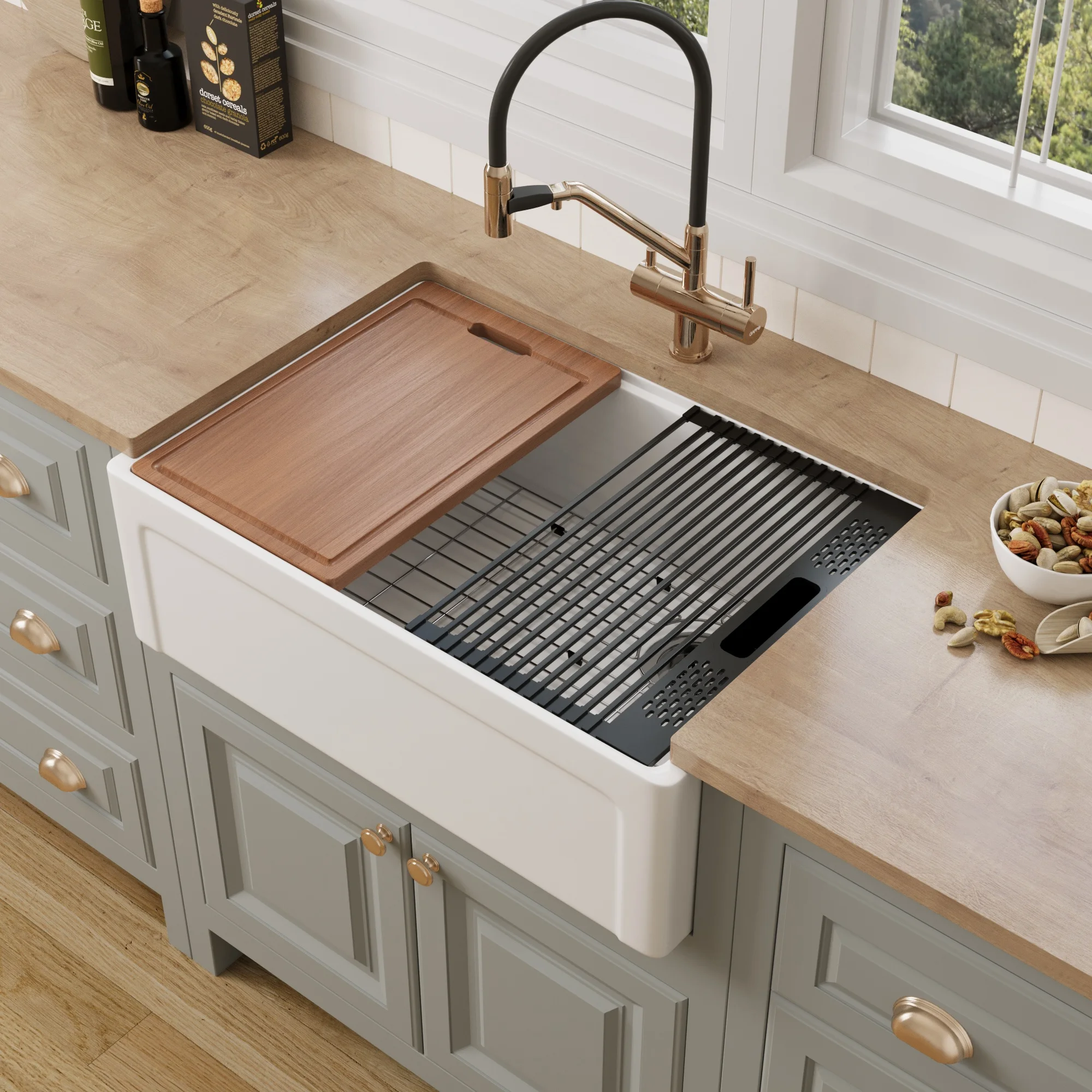 Fireclay kitchen sink manufacturer