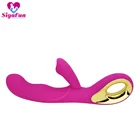 USB Rechargeable High Power Stimulation G Spot Rabbit Vibrator Adult Sex Toys