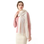 Silk Scarf 2021 New Design Kashmiri Spring Solid Color Bright Silk Scarf For Women Stylish