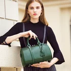 Leather Bag Wholesale Genuine Boston Vintage Leather Bag Designer Shoulder Handbags Famous Brands