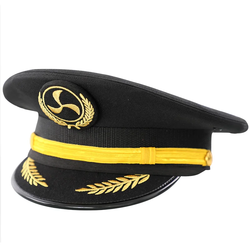 2020 Navy Captain Uniform Peak Cap 