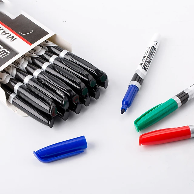 Small MOQ Custom Logo Best Selling 4 Colors Dry Erase Marker Pen Whiteboard Pen White Board Marker for School/Office