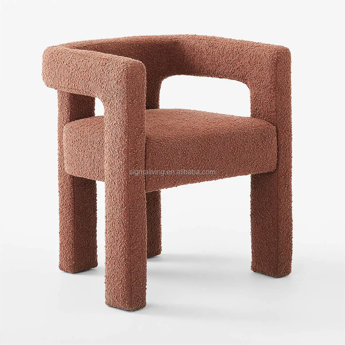 indoor table and chairs dining room furniture boucle dining armchair