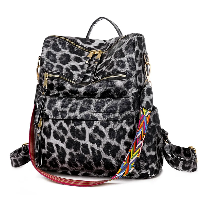 Buy Leopard Leather Backpack,Leopard 