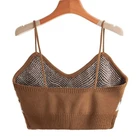 Outer Plaid Short Cropped Knitted Vest Women 2021 New Plaid Outer Wear Slim Slimming Camisole