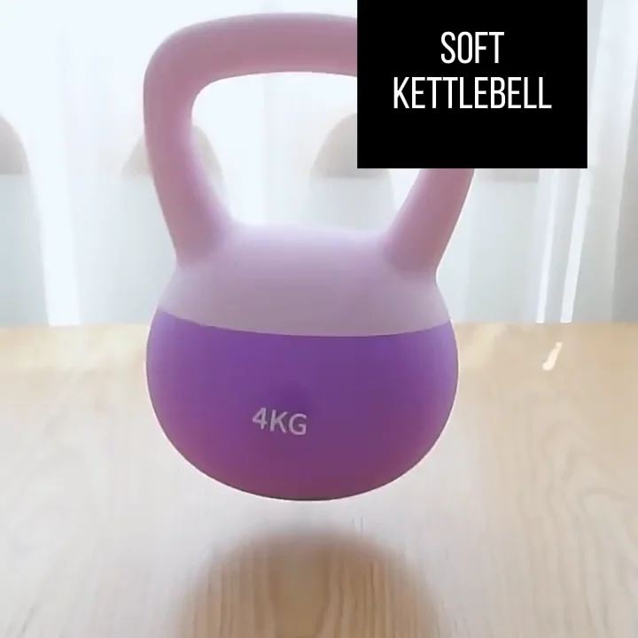 High Quality Wholesale Custom Logo Soft Kettlebell Fitness Equipment