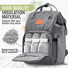 Diaper Baby Backpack Multi-function Baby Diaper Bag Backpack With Diaper Changing Pad