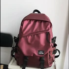 School Factory Direct Sale High Quality School Bag For Teenagers Solid Colo R Backpack Customizable Logo School Bag