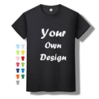 Wholesale Drop Shoulder Oversized T Shirts 100% Cotton Unisex Men T-shirts Custom T Shirt Printing
