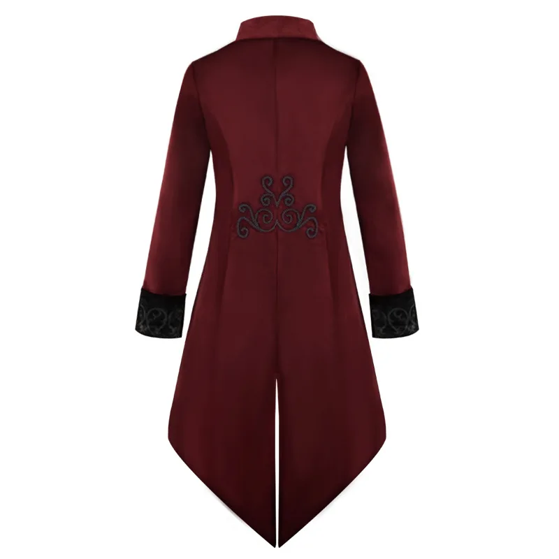 Uaxiu Kids Joker Costume – Pirate Jacket Tuxedo For Boys, Halloween & Steampunk Outfit