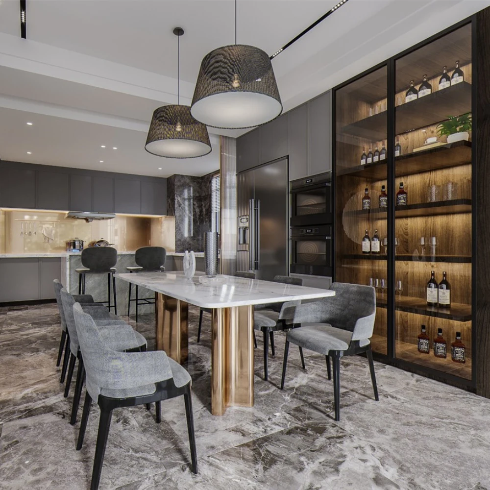 lacquer kitchen cabinet