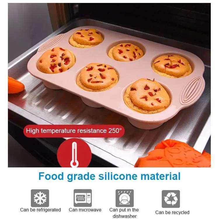 New Silicone Baking Tools Nonstick Cake Pan Cooking Sheet Molds Tray Set Free Heat Resistant
