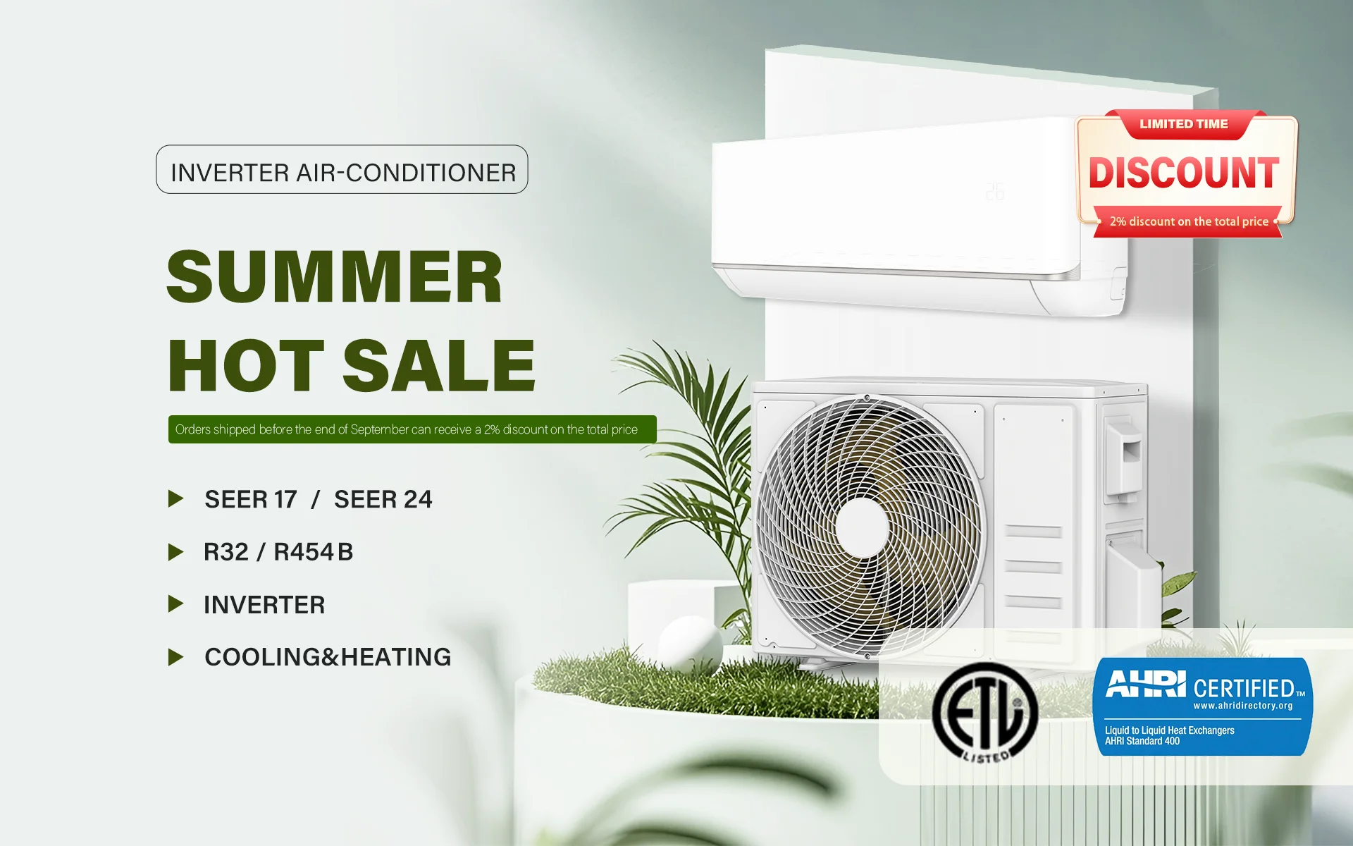 Variable Air Conditioner, SEER, 10001-12000, BTU - detail 2