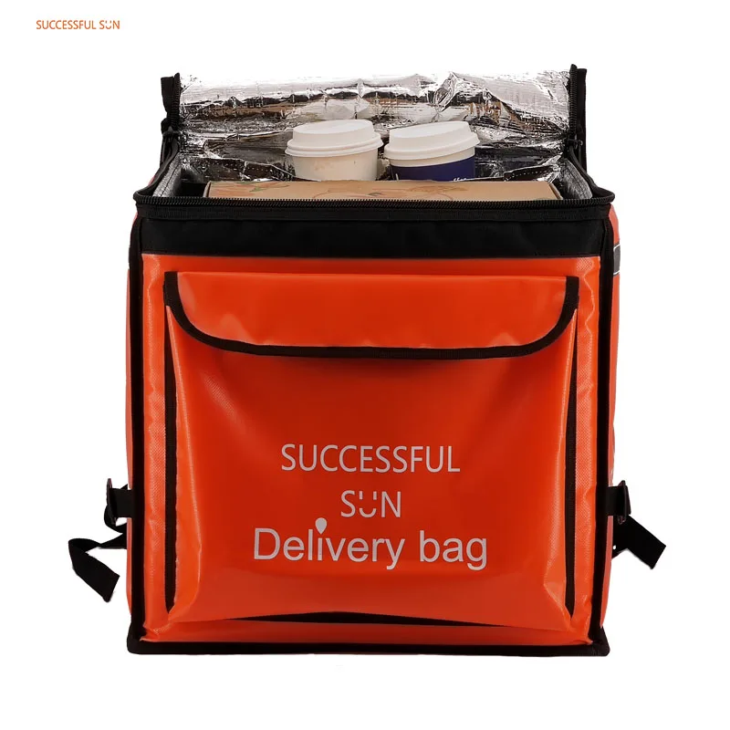 Wholesale Big Size Waterproof Top Opening Delivery Backpack Food Delivery Bag manufacture